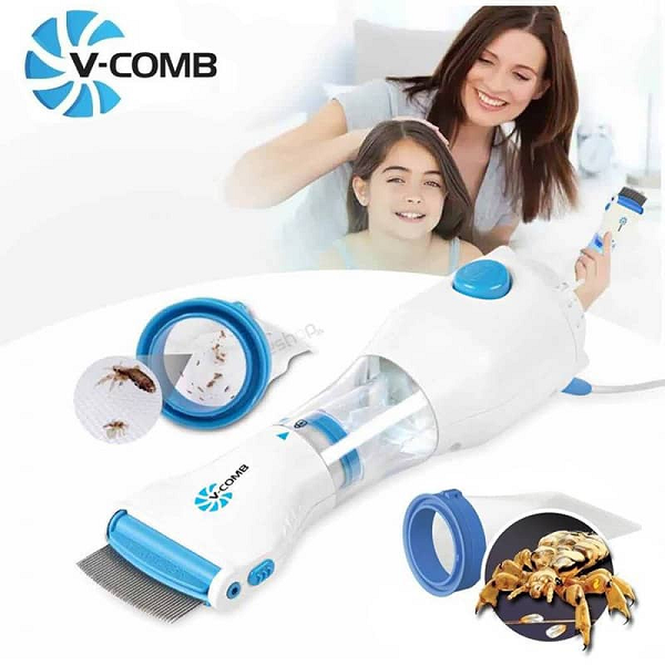 V-Comb™ Peine Saca Piojos y Liendres Eléctrico