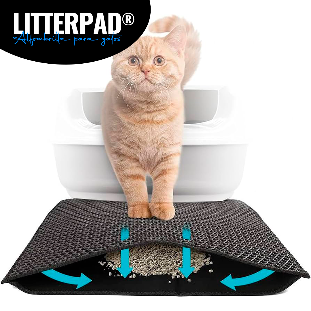 LITTERPAD® Alfombrilla Para Residuos de Gato